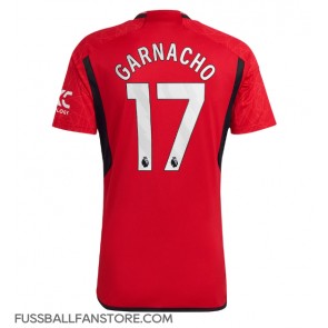 Manchester United Alejandro Garnacho #17 Replik Heimtrikot 2023-24 Kurzarm